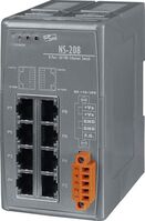 INDUSTRIAL UNMANAGED ETHERNETS NS-208, 8*10/100BASETX NS-208 CRNetwork Switches