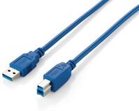 Usb 3.0 Type A To Type B , Cable, 3.0M , Blue ,