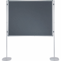 Stellwandtafel Pro Filz 90x120cm grau