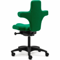 Bürodrehstuhl Picasso Kunststoff-Fußkreuz dunkelgrün