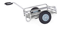 fetra® Outdoor-Handwagen verzinkt, Luftbereifung, Ladefläche 845 x 545 mm