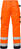 High Vis Handwerkerhose Kl.2 2025 PLU Warnschutz-orange/marine - Rückansicht