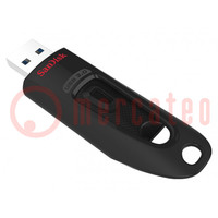 Pendrive; USB 3.0; 16GB; R: 100MB/s; USB A; CRUZER ULTRA