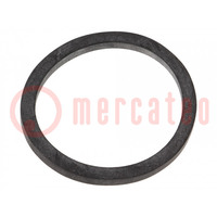 Gasket; NBR caoutchouc; Thk: 3mm; Øint: 37mm; Øout: 43.5mm; PG29