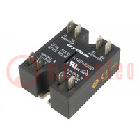 Relay: solid state; Ucntrl: 4÷15VDC; 25A; 48÷530VAC; H12; 1-phase