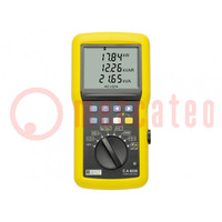 Medidor: analizador de calidad de energía; LCD; VAC: 6÷600V