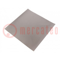 Shielding mat; 240x240x0.1mm; Permeability: 20; self-adhesive