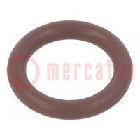 Joint O-ring; FPM; Thk: 2,5mm; Øint: 11mm; maron; -20÷200°C