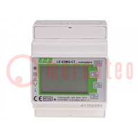 Counter; digital,mounting; for DIN rail mounting; LCD; Inom: 5A