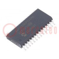 IC: microcontrôleur dsPIC; 128kB; 16kBSRAM; SO28; DSPIC; 1,27mm