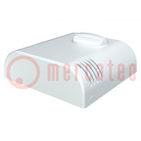 Custodia: da parete; X: 80mm; Y: 80mm; Z: 25mm; ABS; bianco; THERMO 80