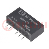 Converter: DC/DC; 1W; Uin: 24V; Uout: 15VDC; Uout2: -15VDC; Iout: 33mA