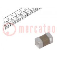 Capacitor: ceramic; MLCC; 1nF; 25V; X7R; ±10%; SMD; 0201
