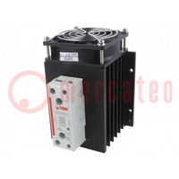 Relay: solid state; Ucntrl: 4÷32VDC; 75A; 24÷660VAC; RSR72; 1-phase