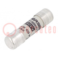 Fuse: fuse; gR,ultra rapid; 12.5A; 690VAC; 10x38mm