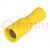 Terminal: round; female; Ø: 5mm; 4÷6mm2; crimped; for cable; yellow