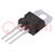 IC: voltage regulator; linear,fixed; 12V; 1.5A; TO220AB; THT; tube