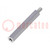 Screwed spacer sleeve; 45mm; Int.thread: M4; Ext.thread: M4