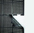 Arbeitsplatzmatte aus Naturkautschuk , Farbe schwarz , Mittelstück L x B x H 1520 x 910 x 14 mm