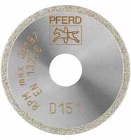 PFERD Diamant-Trennscheibe D1A1R 40x1,0x10,0 mm, D151 (mittel) für Glas/Keramik/Hartmetall