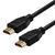 Video Kabel HDMI M - HDMI M, HDMI 2.1 - Ultra High Speed, 3m, pozłacane złącza, czarny, Logo blistr, 8K@60Hz, 48Gb/s