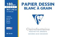 Clairefontaine Zeichenpapier "Blanc à Grain", 297 x 420 mm (87000402)