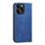 3_Magnet Fancy Case Hülle für iPhone 14 Flip Cover Wallet Stand blau