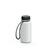 Artikelbild Drink bottle "Refresh" clear-transparent incl. strap, 0.4 l, white/black