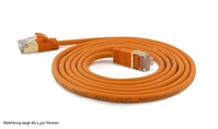 WANTECWIRE 7143 EXTRA FINA PATCH CABLE CON TOP CALIDAD NARANJA