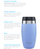 Ohelo Reusable Cup 400ml Vacuum Insulated Stainless Steel - White Swallow