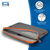 PEDEA Tablet Tasche 12,9 Zoll (32,8 cm) FASHION Hülle mit Zubehörfach, Schultergurt, grau/orange