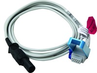 SpO2-Adapterkabel für Ohmeda #OXY-OL3, jedoch mit SUB-D Stecker für Ohmeda TuffSat, Cardiocap/5, AS/3, CS/3, S5 Monitore mit Ohmeda-Software, Länge: 2 m