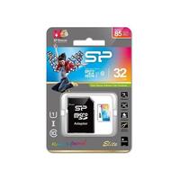 MicroSD Card 32GB Silicon Power UHS-1 Elite/CL.10 Color + Ad