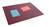 DURABLE Schreibunterlage 530x400 mm mit transparenter Abdeckung PP, rot