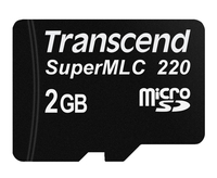 Transcend TS2GUSD220I memoria flash 2 GB MicroSD MLC Classe 10
