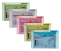Snopake Polyfile Classic Colours - Assorted Colour Packs - DL Classic (envelope size) Polypropylene (PP)