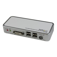 StarTech.com 2-Port USB DVI KVM Switch-Set mit Kabeln, USB 2.0 Hub und Audio