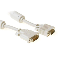 ACT DVI-A - VGA connection Cables, M - M, Ivory 2.0m 2 m VGA (D-Sub)