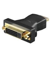 Goobay A 323 G HDMI M DVI-D 24+1p F Schwarz