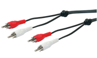 Schwaiger CIK5023 533 audio kabel 3 m 2 x RCA Zwart