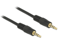DeLOCK 83435 audio kabel 1 m 3.5mm Zwart