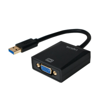 LogiLink UA0231 adaptateur graphique USB 1920 x 1080 pixels Noir
