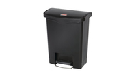 Rubbermaid 1883609 trash can 30 L Rectangular Plastic, Resin Black