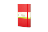 Moleskine QP012R jegyzettömb és jegyzetfüzet 192 lapok Vörös