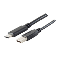 S-Conn 77143-3.0 USB-kabel 3 m USB 2.0 USB A USB C Zwart