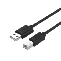 UNITEK Y-C421GBK kabel USB 5 m USB 2.0 USB A USB B Czarny