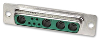 Harting 09 69 301 5094 wire connector D-Sub 3 Green, Metallic