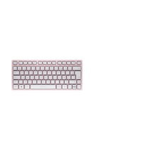 CHERRY KW 7100 MINI BT klawiatura Bluetooth AZERTY Francuski Różowy