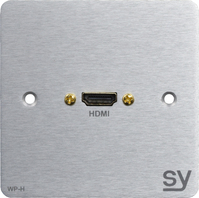 SY Electronics SY-WP-H-BA wandcontactdoos HDMI Aluminium