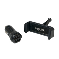 LogiLink PA0133 oplader voor mobiele apparatuur Zwart Auto